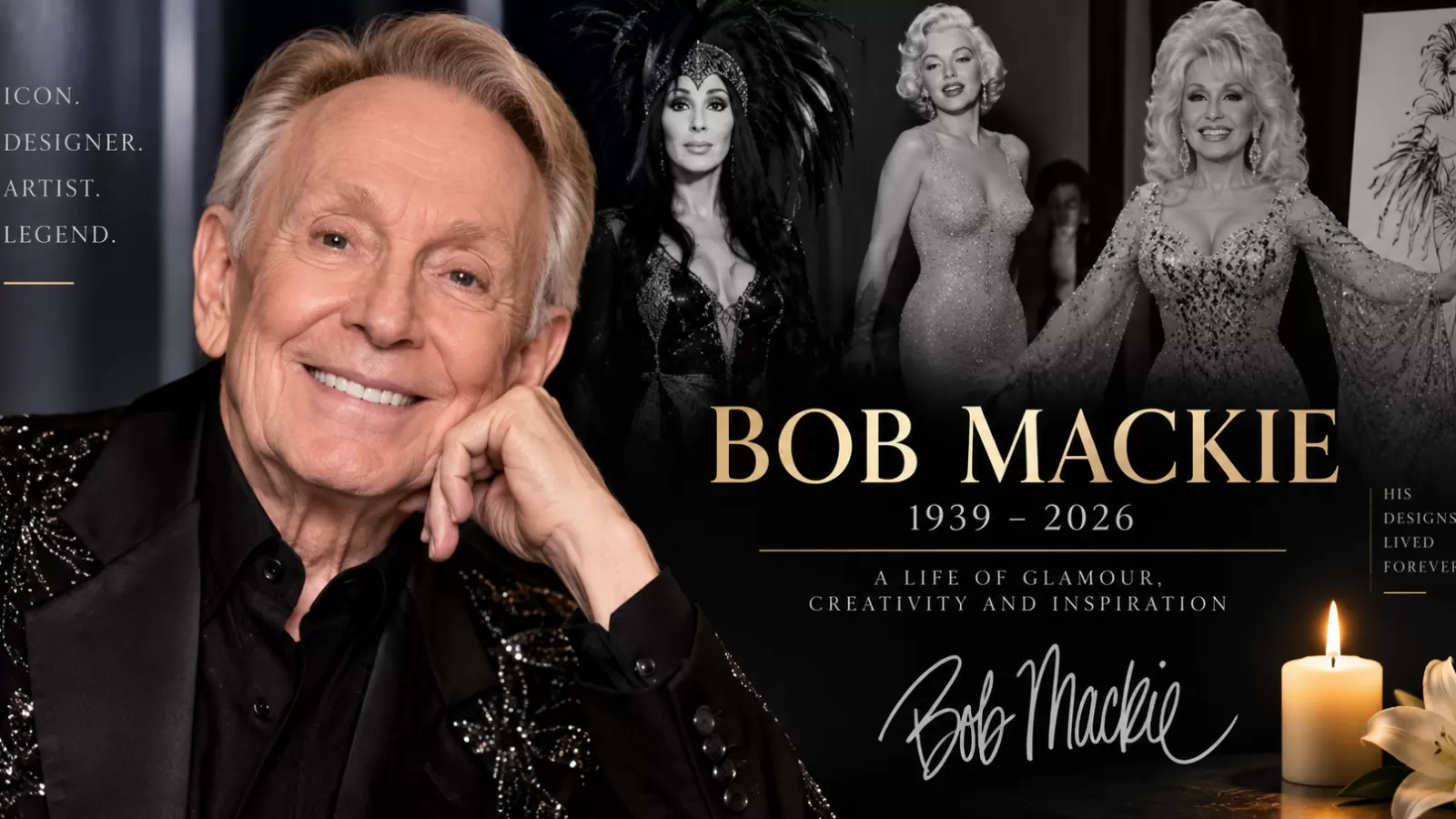 Bob Mackie dies at 87 legendary Hollywood costume designer