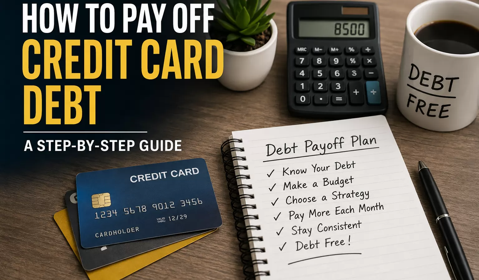 How to Pay Off Credit Card Debt: A Step-by-Step Guide