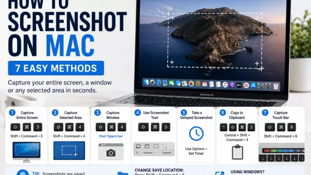 How to Screenshot on Mac 7 Easy Methods