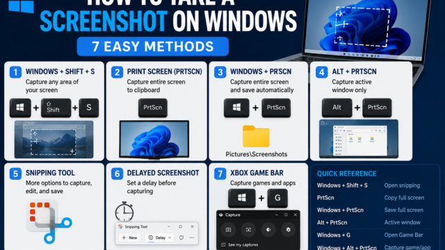 How to Screenshot on Windows: 7 Easy Methods