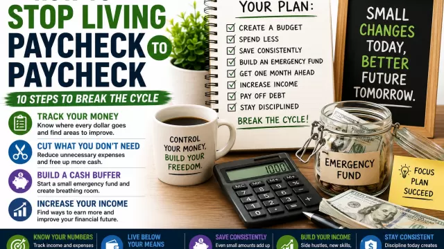 How to Stop Living Paycheck to Paycheck 10 Steps