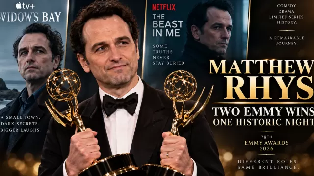 Matthew Rhys makes history with two lead acting wins at the 2026 Emmys