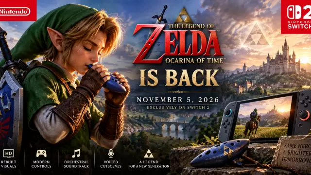 The Legend of Zelda Ocarina of Time remake for Nintendo Switch 2