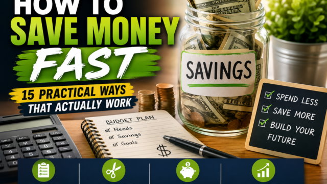 how to save money fast
