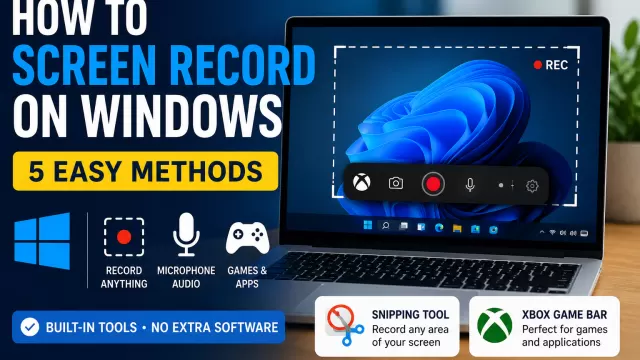 how to screen record on Windows